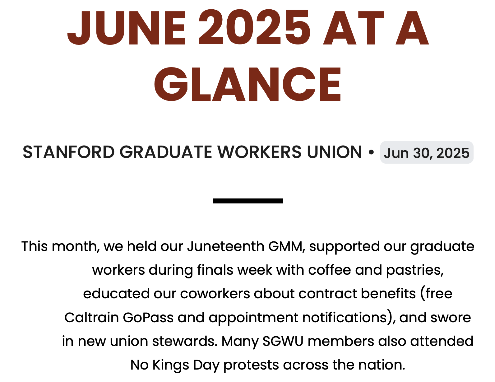 June 2025 Newsletter thumbnail